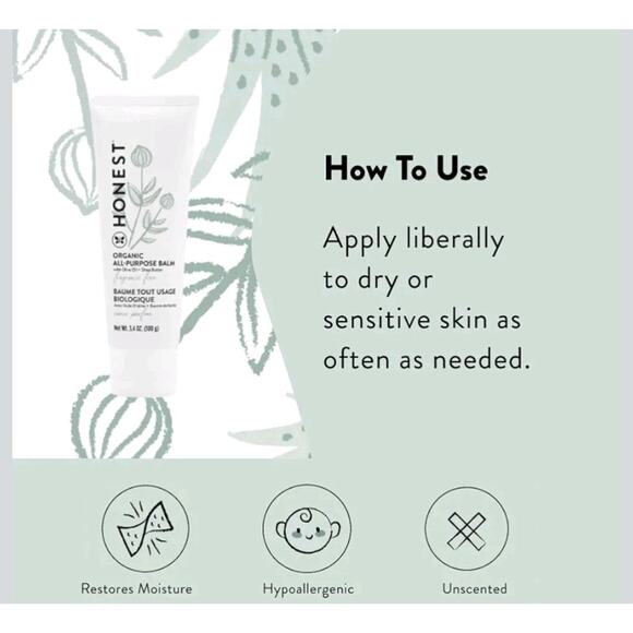 The Honest Company Organic All Purpose Balm (3.4oz) - Picture 3 of 6